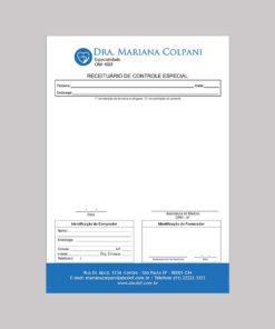 Receituário Controlado - Cardiologista