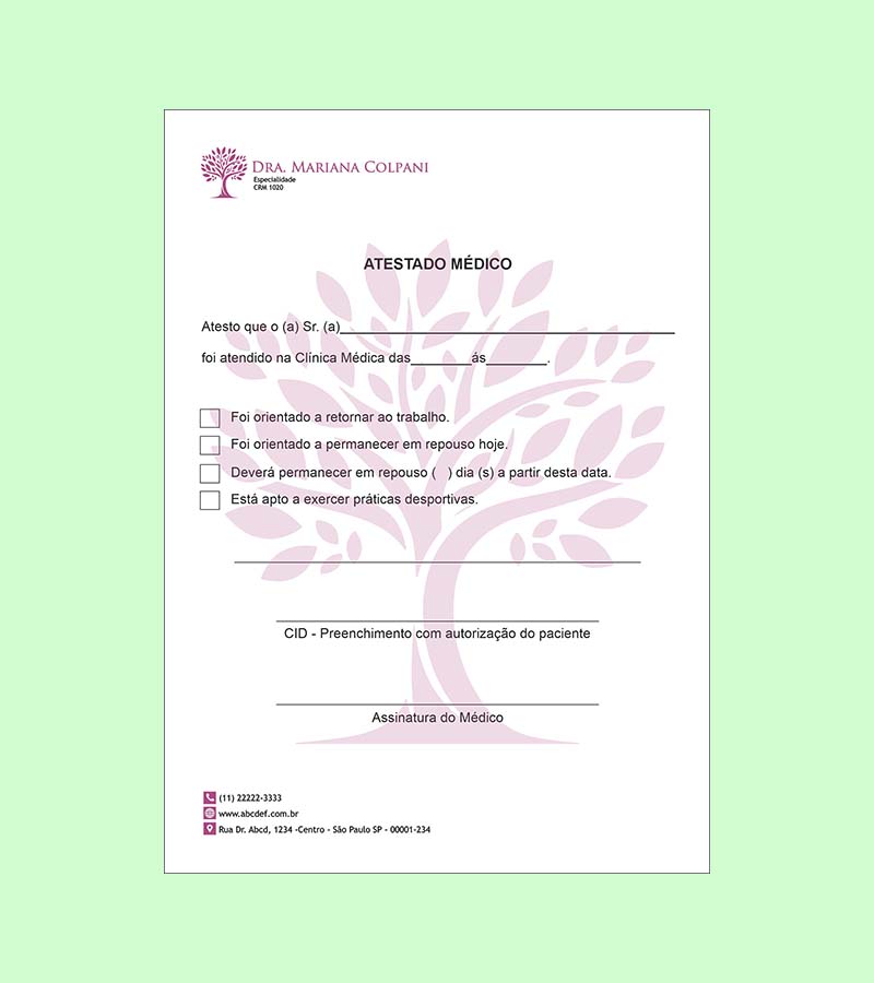Atestado - Geriatria - Imagem 2