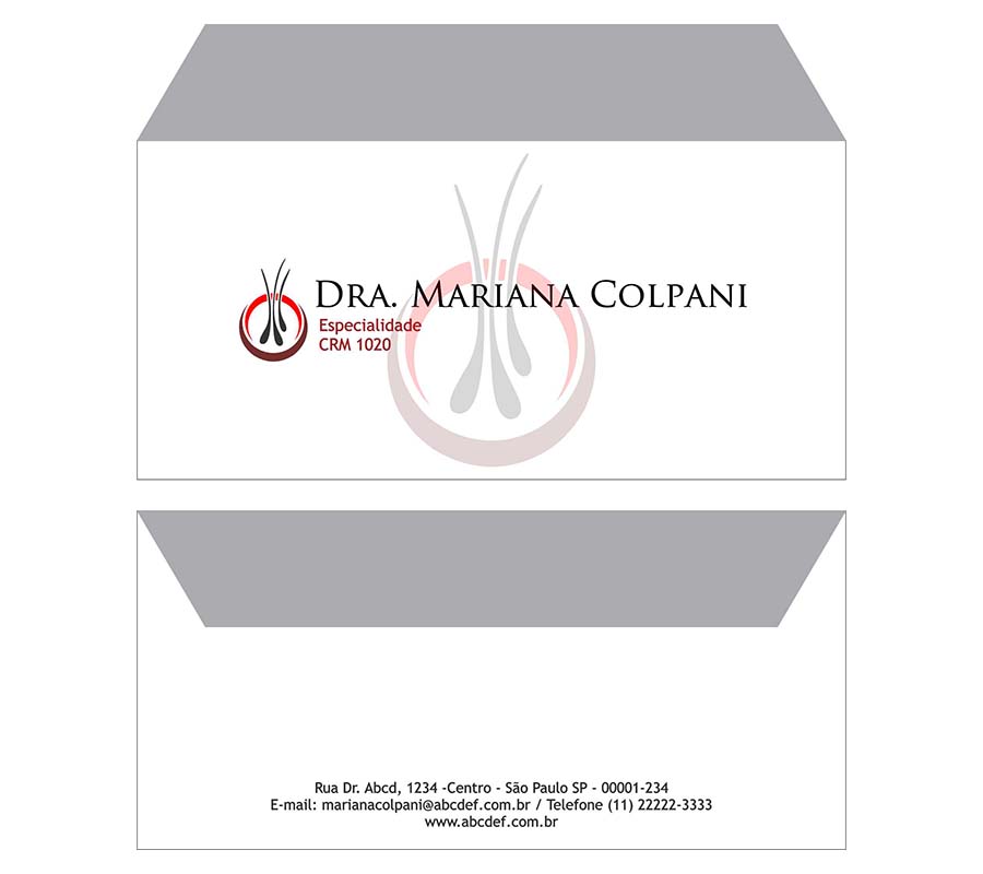 Envelope Ofício (Carta) - Dermatologia e Estética