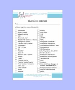 Solicitação de Exames - Odontologia
