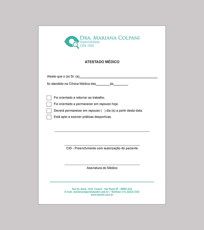 Atestado - Oftalmologia - Imagem 5