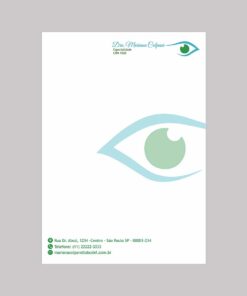 Papel Timbrado A4 - Oftalmologia