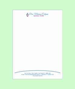 Papel Timbrado 15x21cm - Oncologia