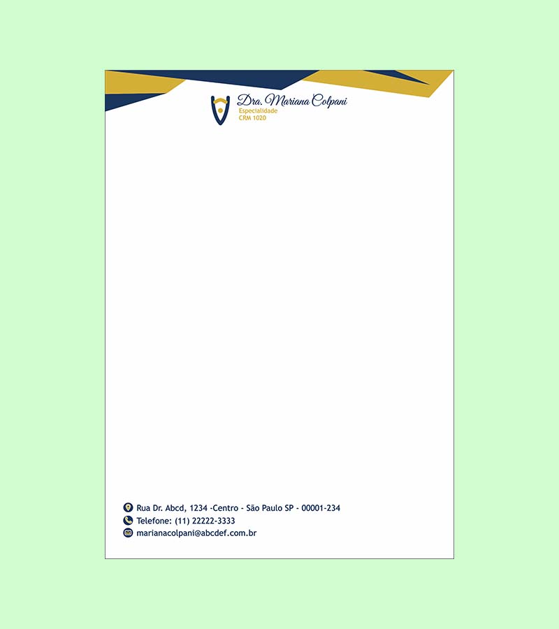 Papel Timbrado 15x21cm - Oncologia - Imagem 3