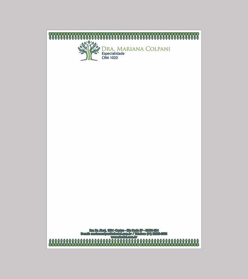 Papel Timbrado A4 - Ortopedia - Imagem 5