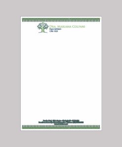 Papel Timbrado 15x21cm - Ortopedia